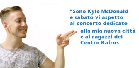 Sabato 23 aprile, concerto di Kyle Mc Donald presso il Centro Diurno Kairos